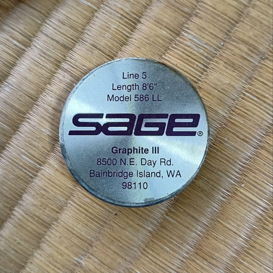 sage ロッド　フライ　586LL　#5 line　未使用品　ルアー　釣り　竿