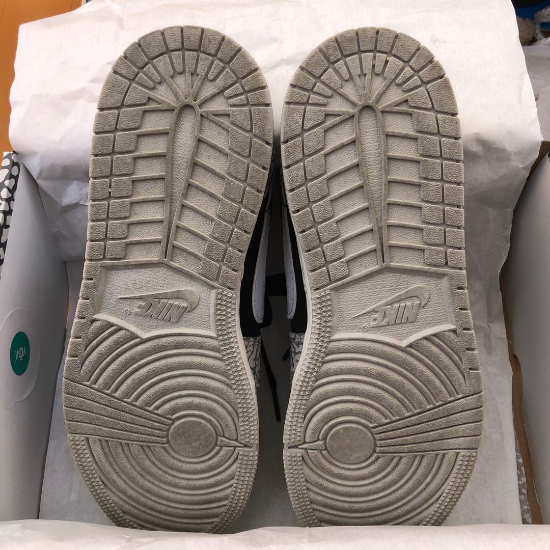 Nike Air Jordan 1 ブラック/ホワイト/グレー