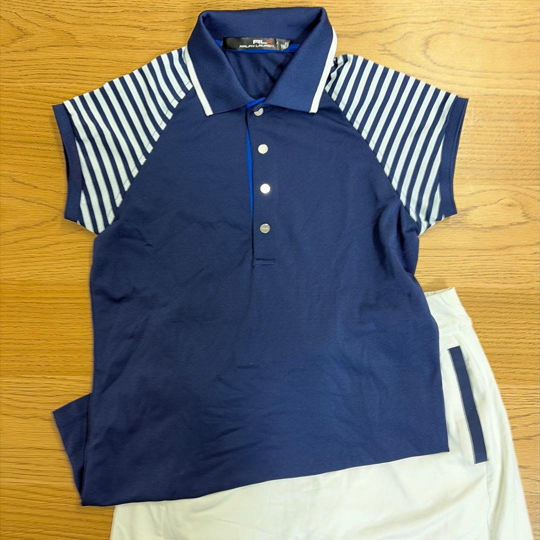 RLX 白×ネイビーのセットアップ夏用