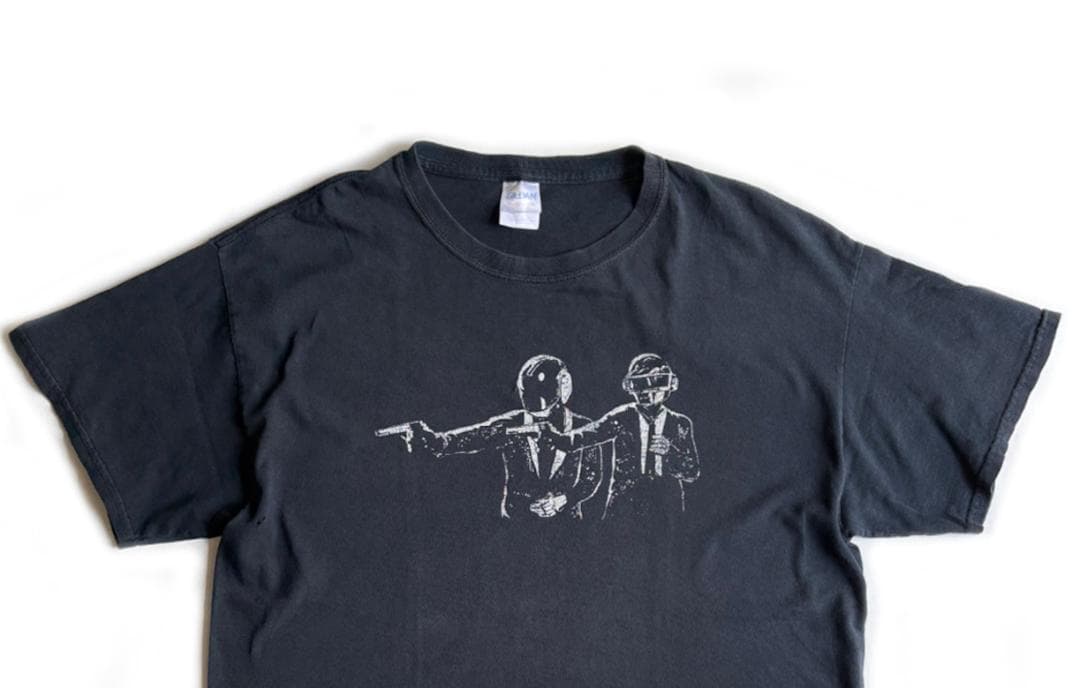 激レア ビンテージ DAFTPUNK パロディTシャツ パルプ・フィクション