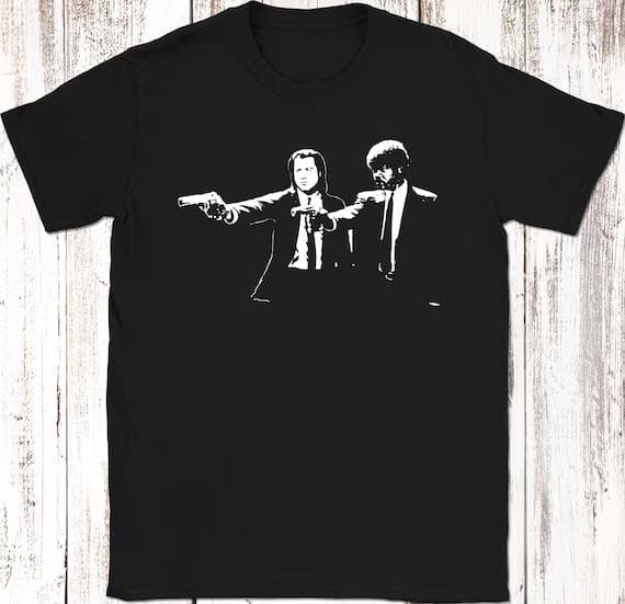 激レア ビンテージ DAFTPUNK パロディTシャツ パルプ・フィクション