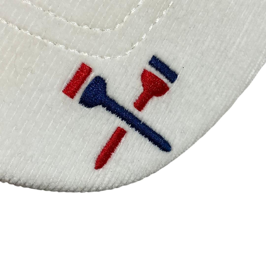 BEAMS GOLF ビームス ゴルフ コーデュロイ サンバイザー ホワイト