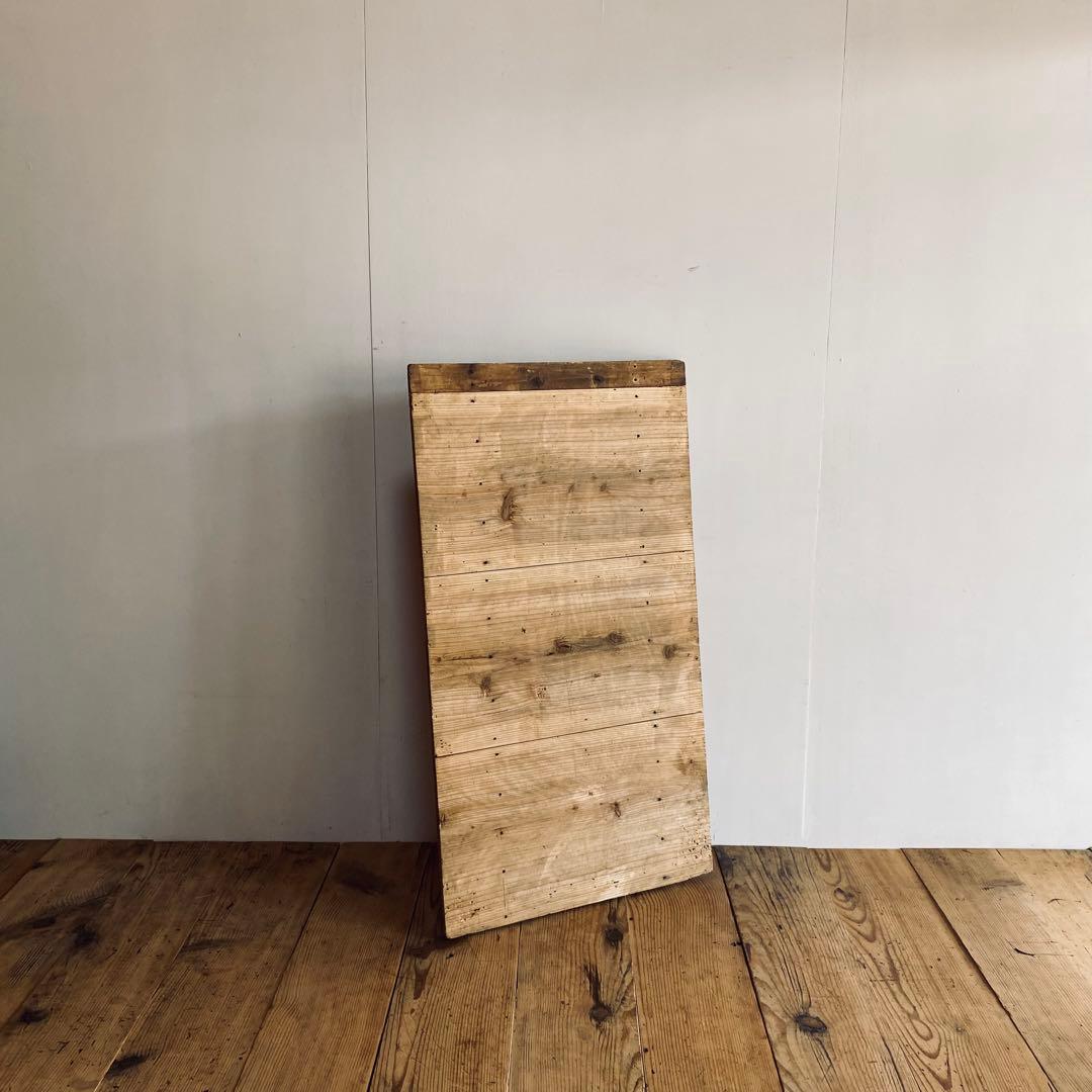 アンティーク 展示台 ボード 天板 看板 無垢材 古道具 シャビー y20