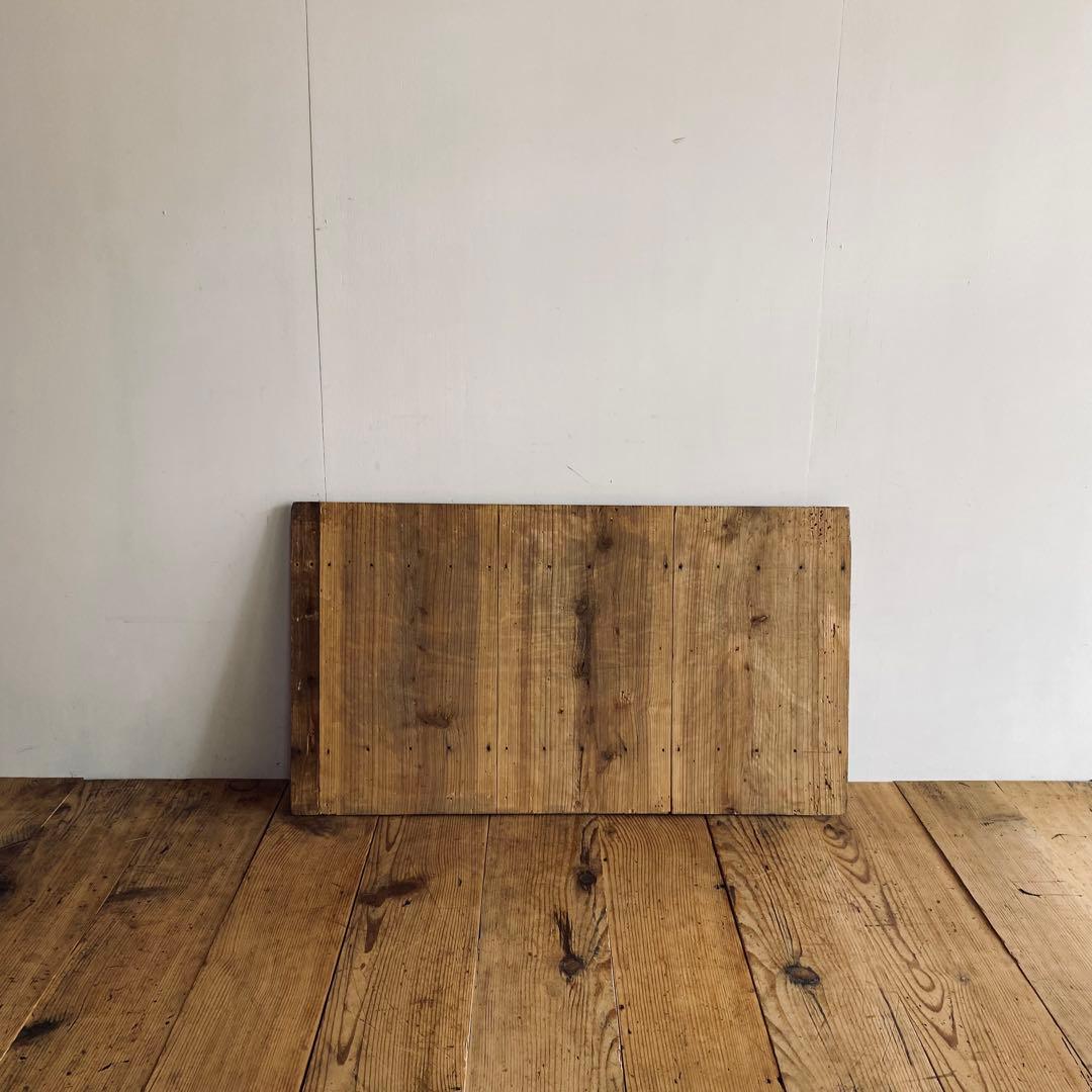 アンティーク 展示台 ボード 天板 看板 無垢材 古道具 シャビー y20