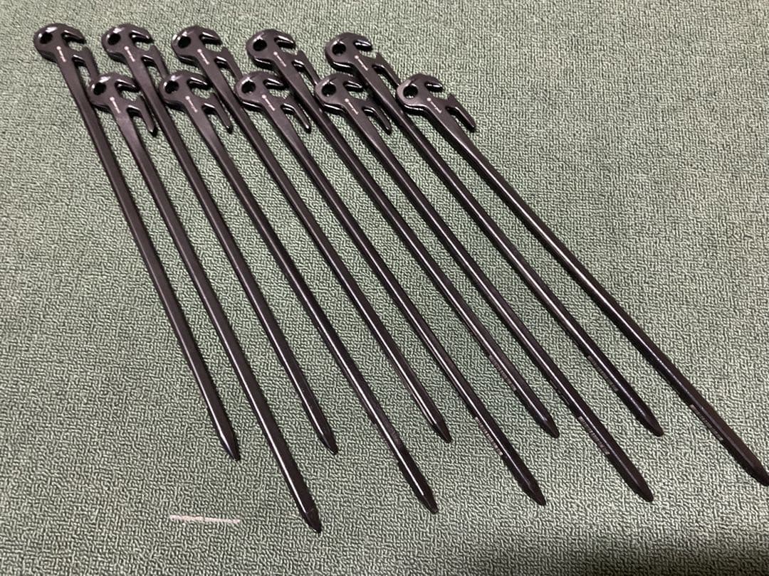 新品 ソリッドステークデルタ 40 10本 ペグ スノーピーク