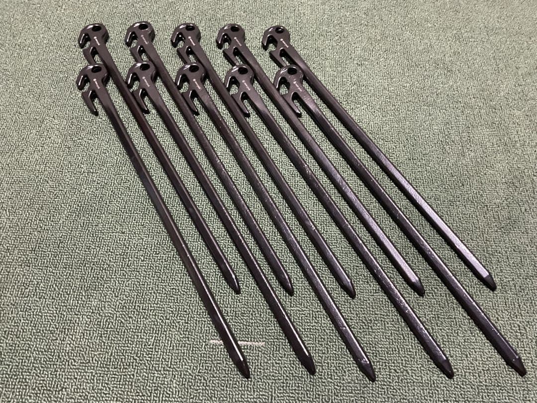 新品 ソリッドステークデルタ 40 10本 ペグ スノーピーク