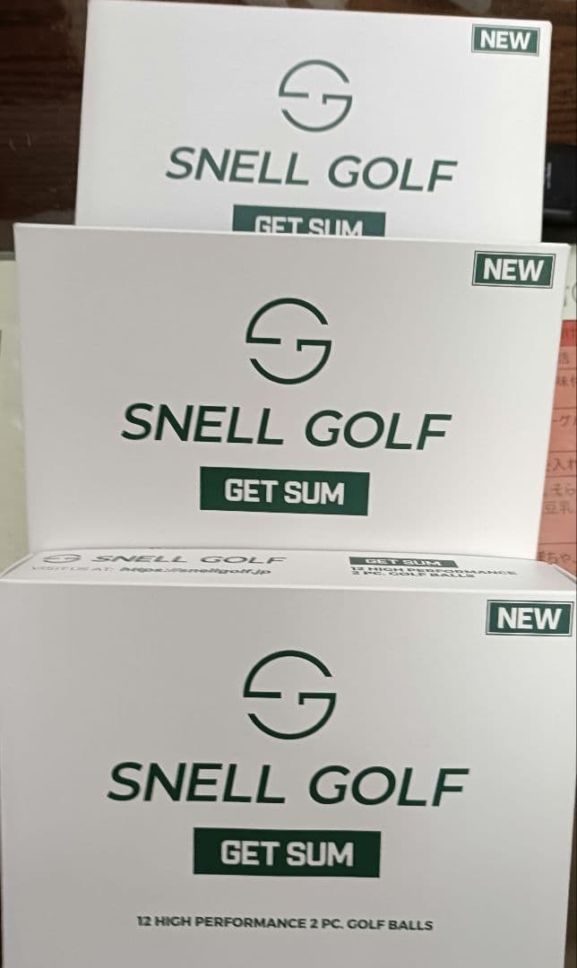 ゴルフボール　SNELL GOLF GET SUM 3ダース＋ティー