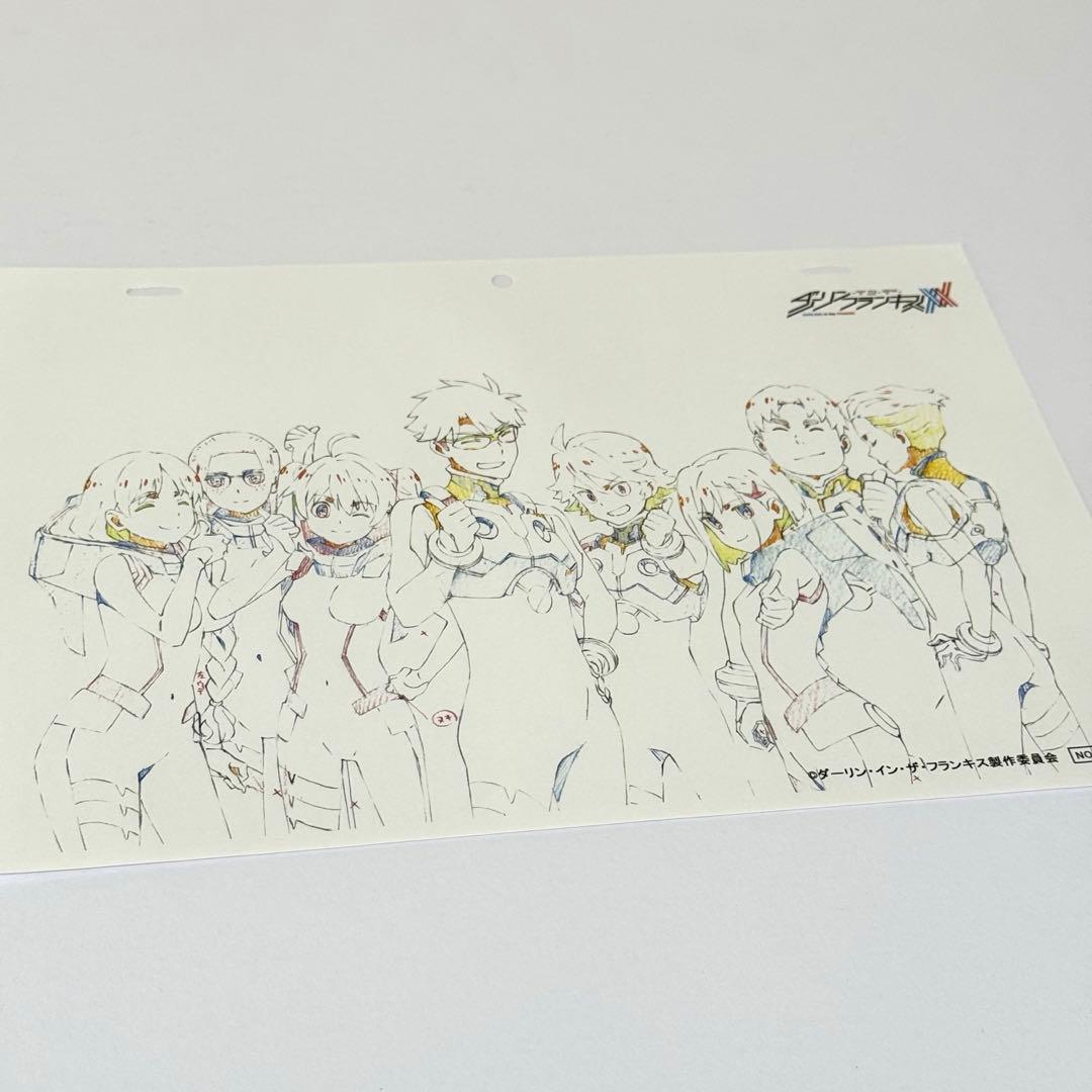 ダリフラ 原画集イベント中止配布品 サイン入り イラスト入り