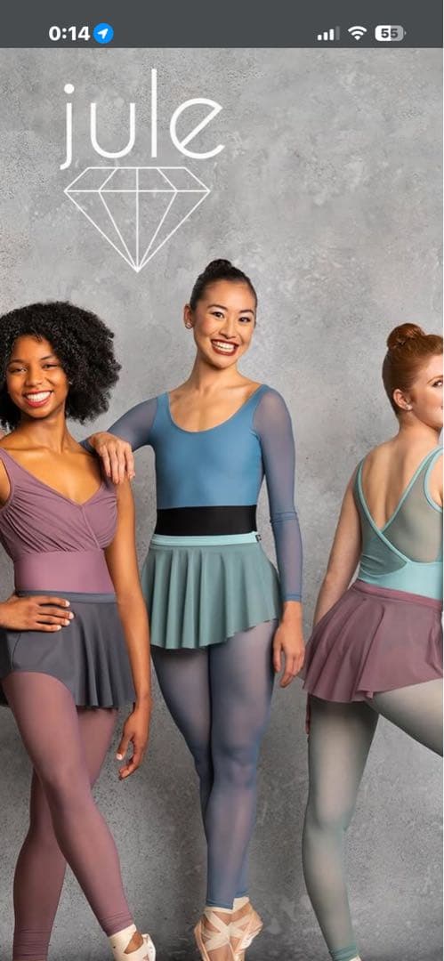jule dancewear レオタード　yumiko ボディール好きに