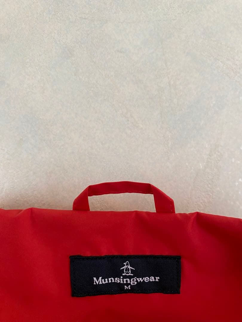 美品 Munsingwear フルジップベスト M メンズ マンシングウェア