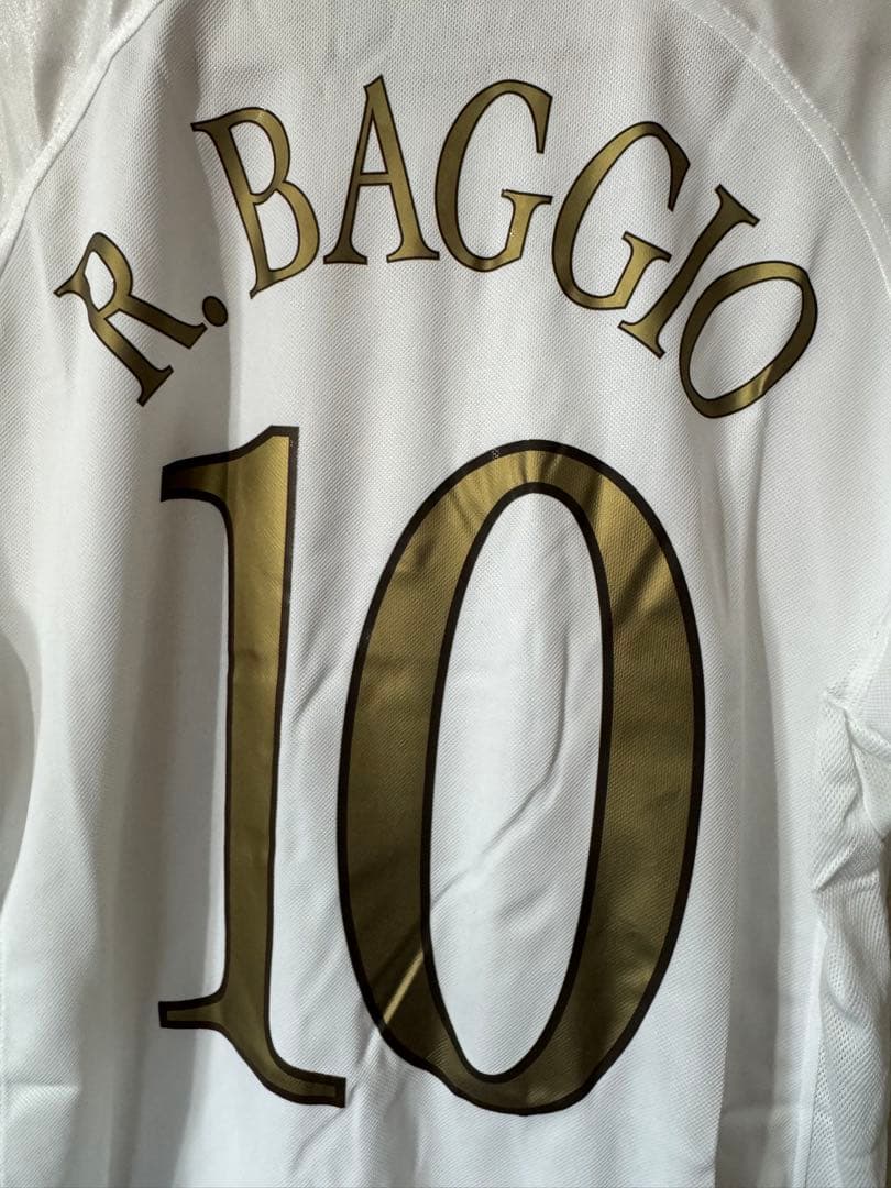 希少　2004年　イタリア代表　バッジョ　10番　正規品　当時物　代表ラスト