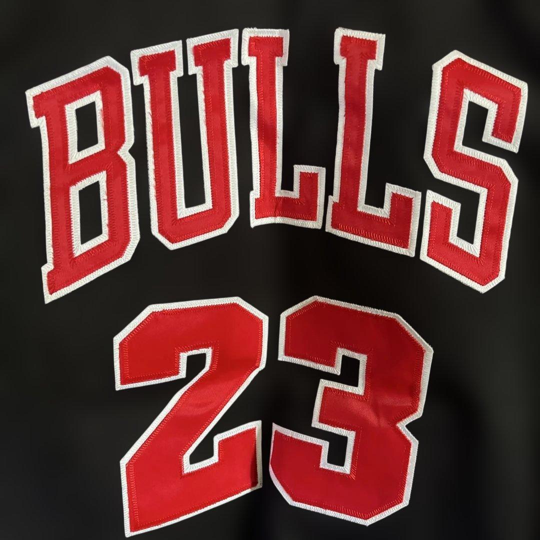 美品‼️BULLS JORDAN NBAゲームシャツ Mitchell&Ness