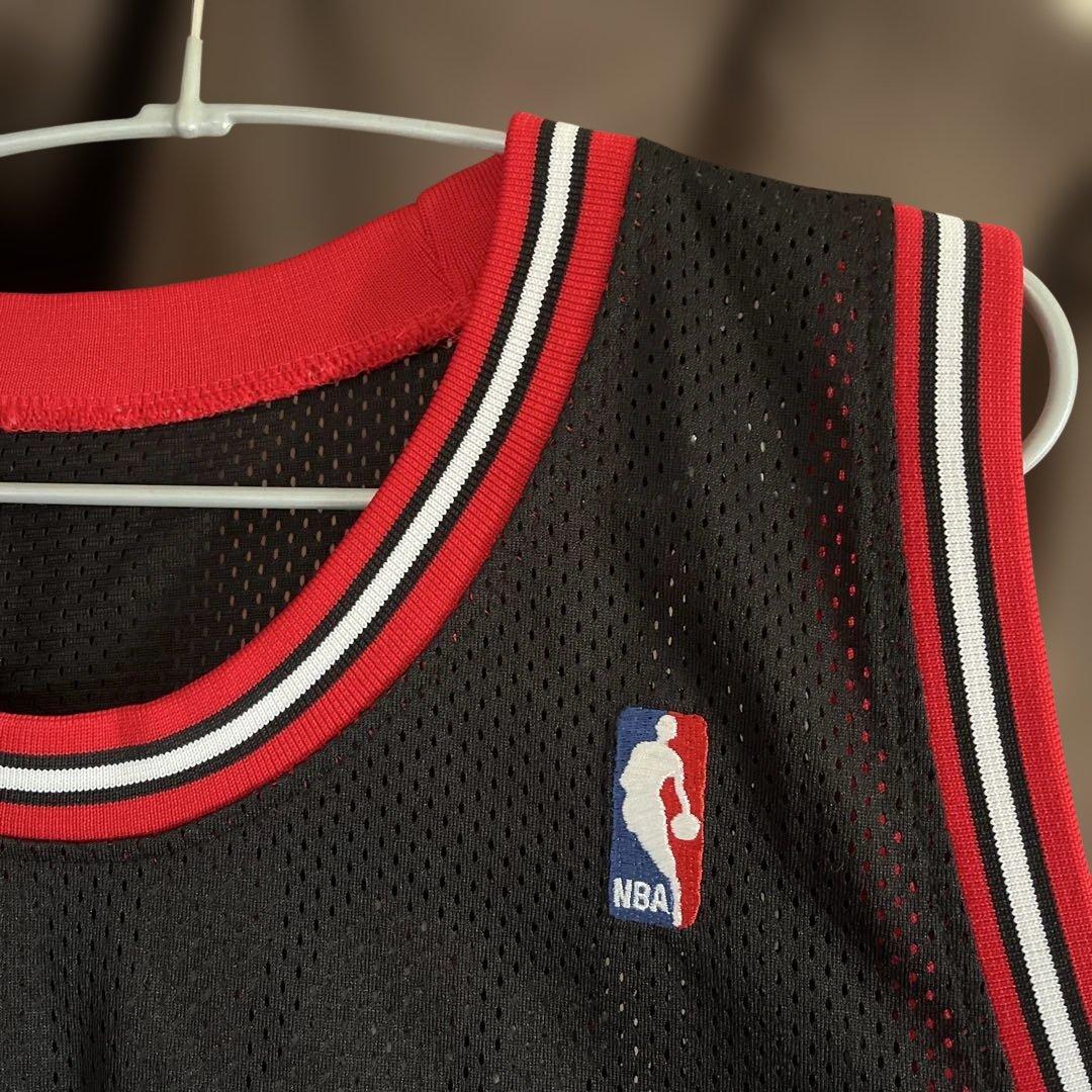 美品‼️BULLS JORDAN NBAゲームシャツ Mitchell&Ness
