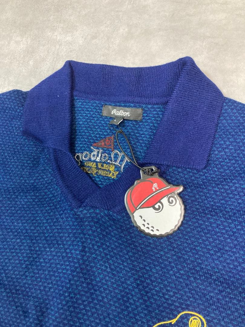 Malbon GOLF 半袖ニットポロシャツ 新品未使用タグ付