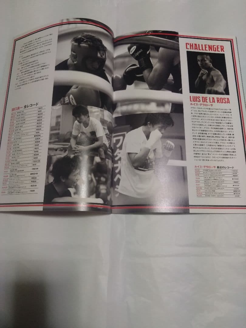ボクシング パンフレット/内山高志✕フローレス他 Boxing Program