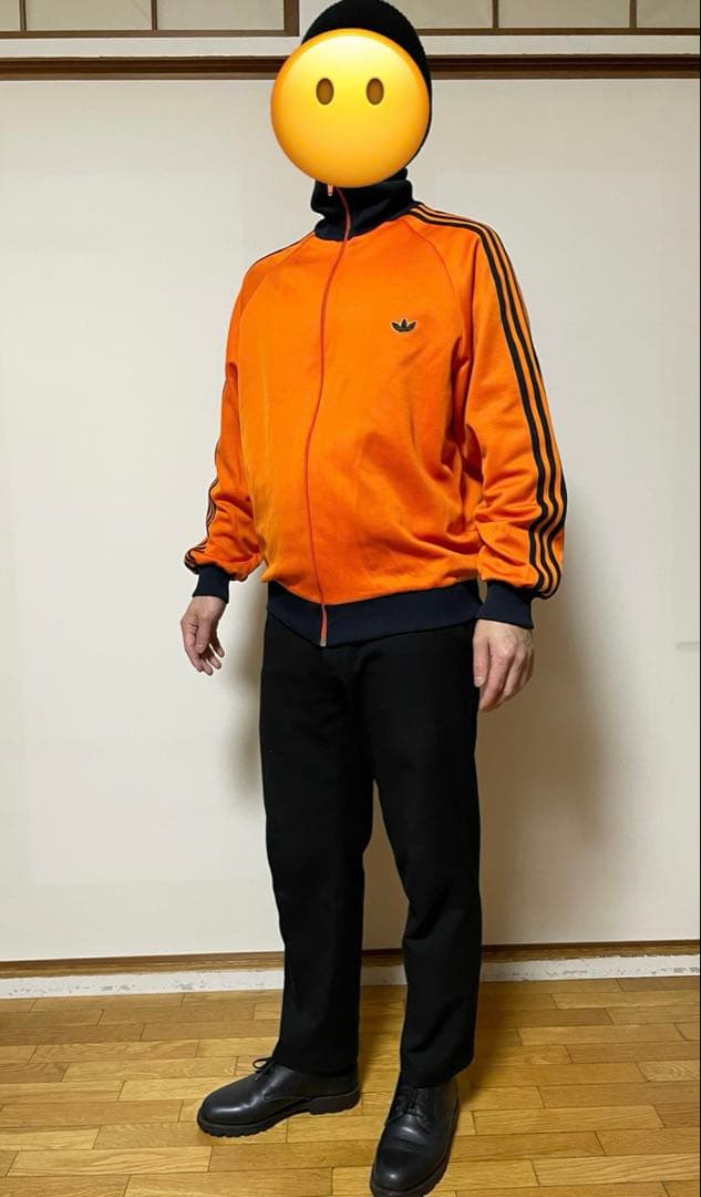 adidas トラックジャケットジャケット オレンジ　ADS-4F