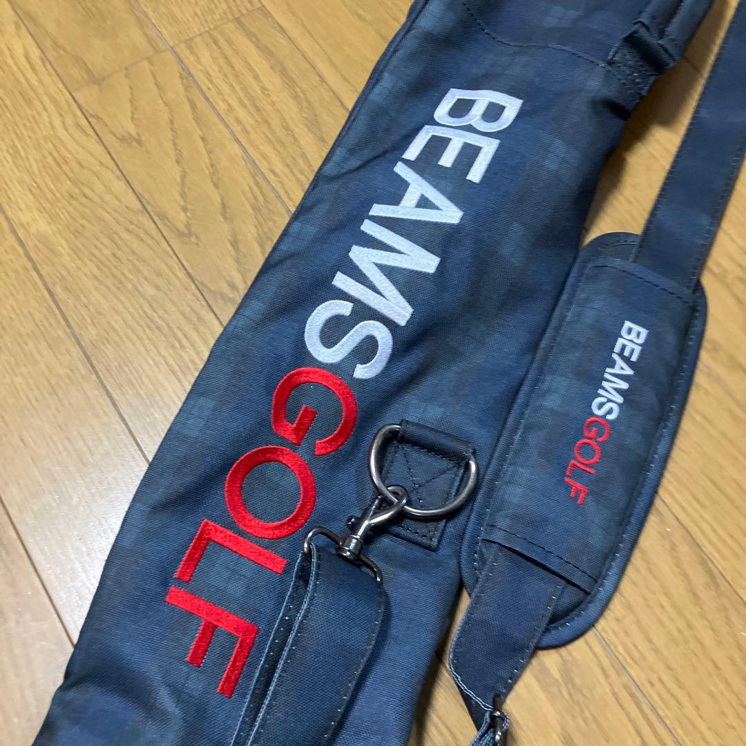 BEAMS GOLF キャディーバッグ クラブケース　ロゴ刺繍