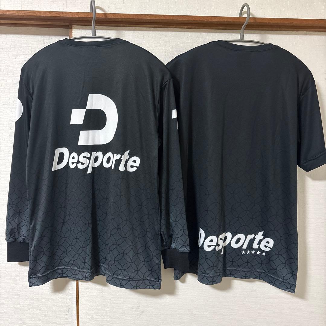 Desporteデスポルチ プラシャツ 長袖　半袖　ハーフパンツ　4点セット　S