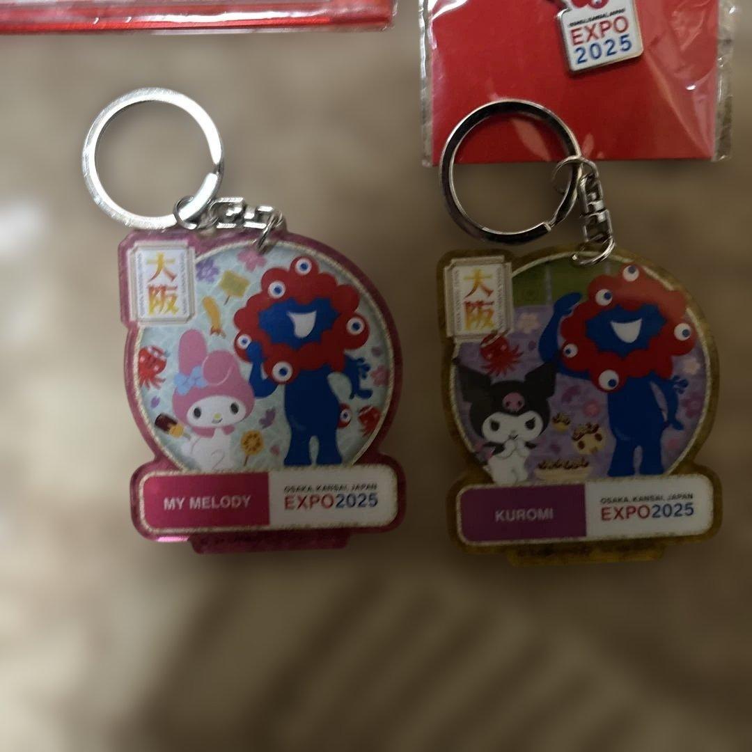 EXPO 2025 ミャクミャク グッズ ピンバッジ、マスコット、ぬいぐるみ、他