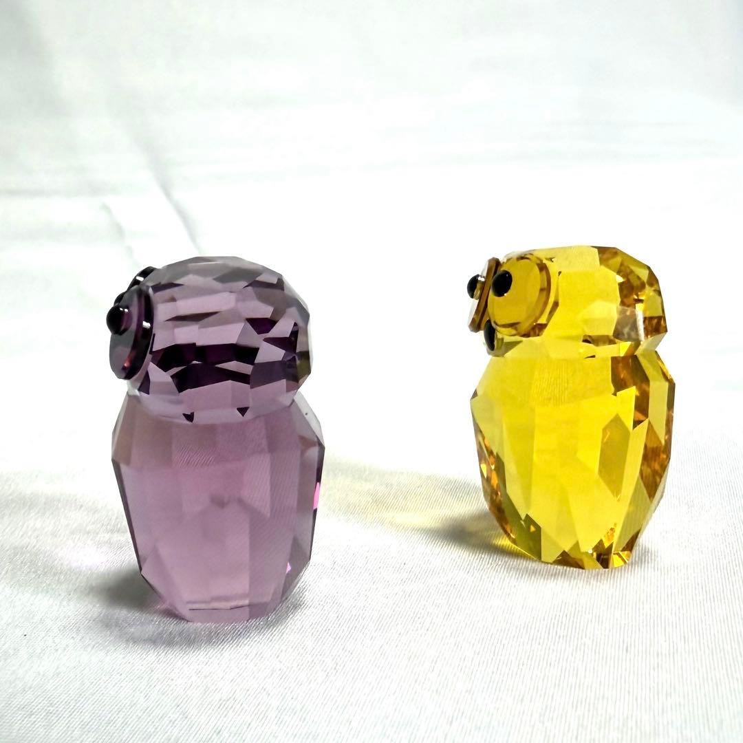 未使用　Swarovski スワロフスキー フクロウ　お着物　レア　限定品　箱付