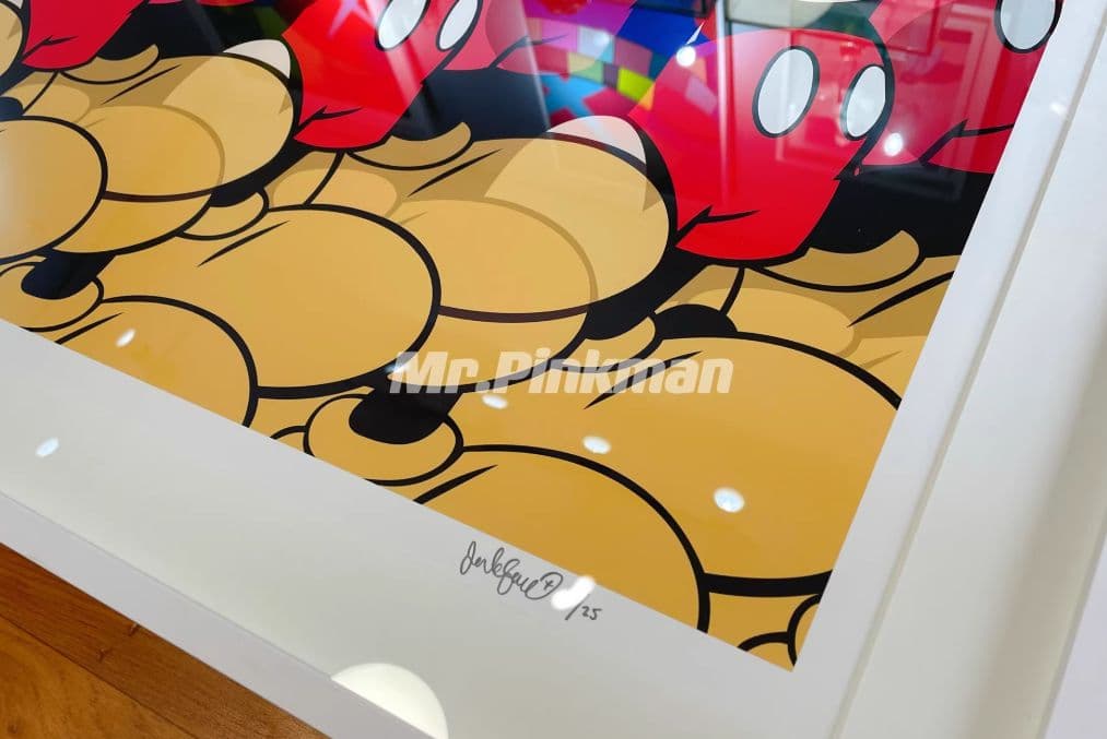 Jerkface版画 kaws ED25 2点