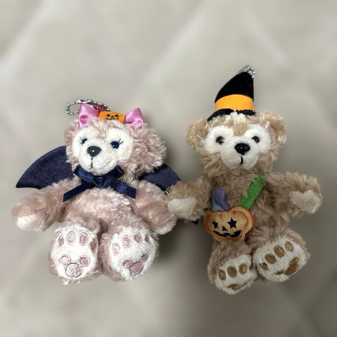 【まとめ売り】ダッフィー シェリーメイ ハロウィン ぬいぐるみ　キーホルダー