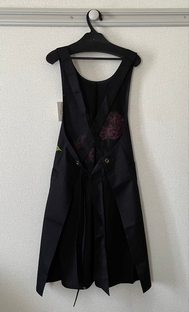 HANAE MORI ハナエモリ 森英恵 エプロン ブラック 新品 未使用