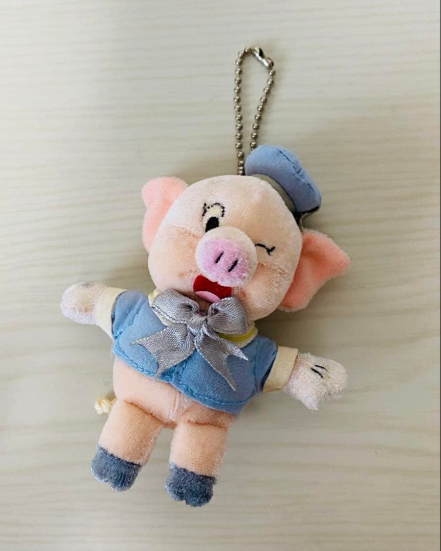 【希少】 Disney 三匹の子ぶた マスコット ぬいぐるみ ディズニー こぶた