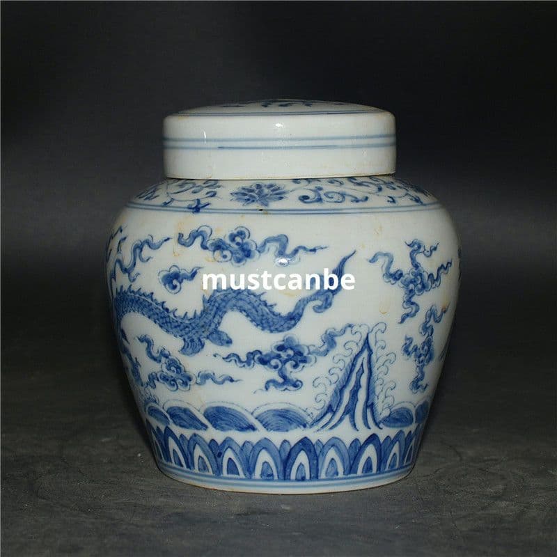 青花手画龍鳳薄胎天字壺 景徳鎮 陶磁器 装飾品 現代工芸品 美術品 置物