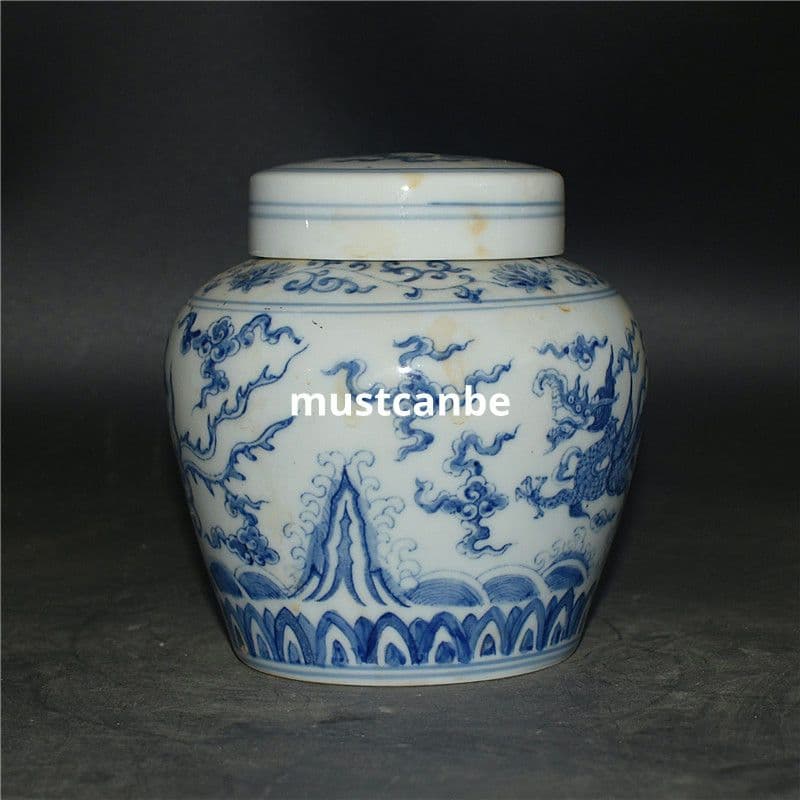 青花手画龍鳳薄胎天字壺 景徳鎮 陶磁器 装飾品 現代工芸品 美術品 置物