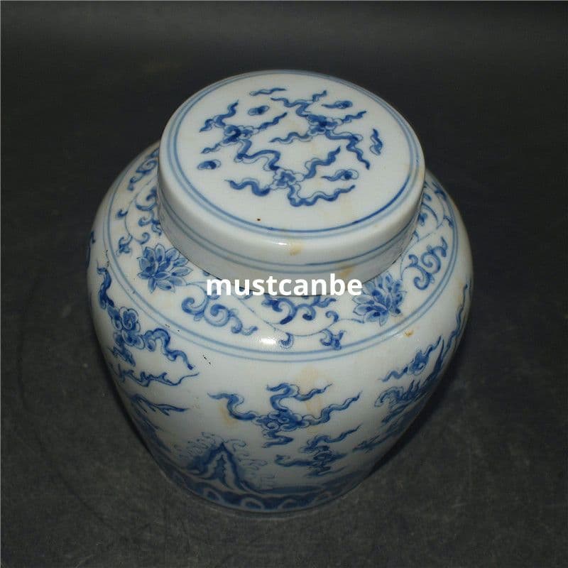 青花手画龍鳳薄胎天字壺 景徳鎮 陶磁器 装飾品 現代工芸品 美術品 置物