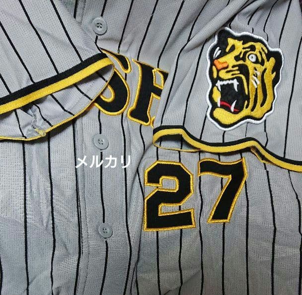 伊藤将司 阪神タイガース ビジター レプリカユニフォーム サイズＬ