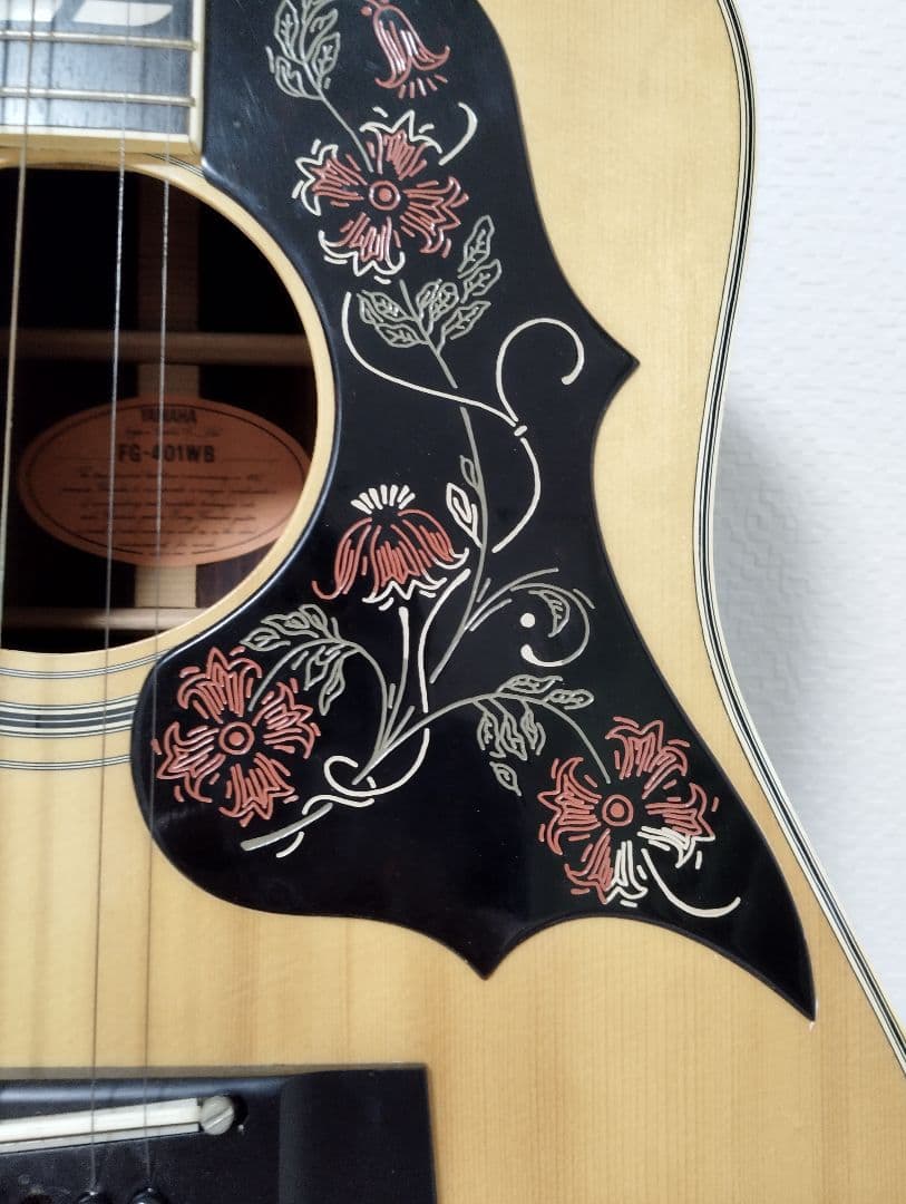 アコースティックギターyamaha fg-401wb