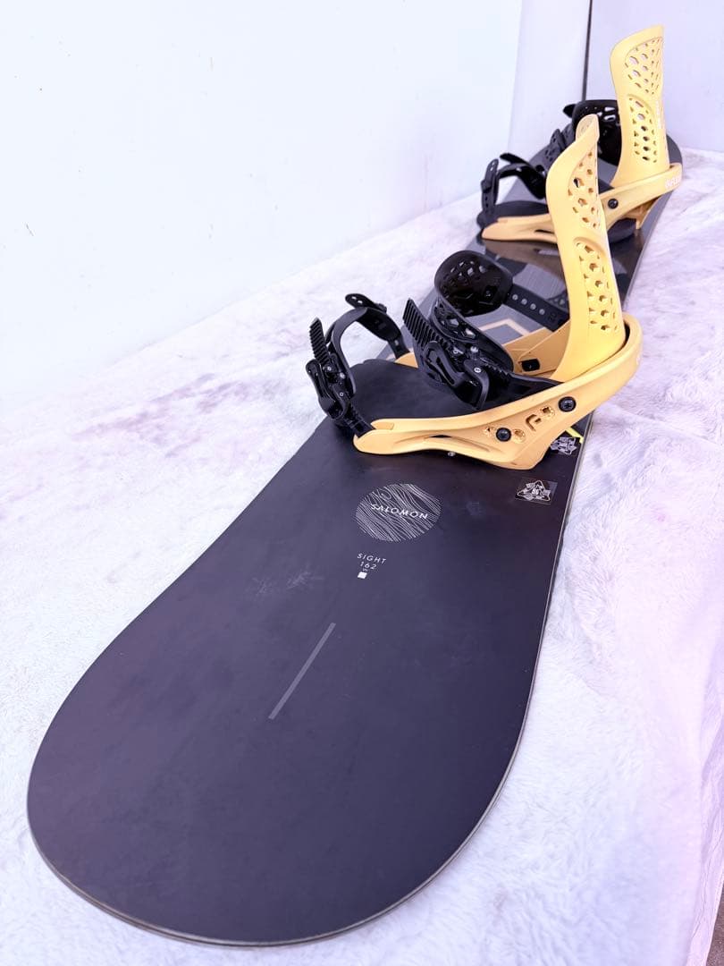 超美品 SALOMON SIGHT162W FLUXPR ケース付 送料込即発送
