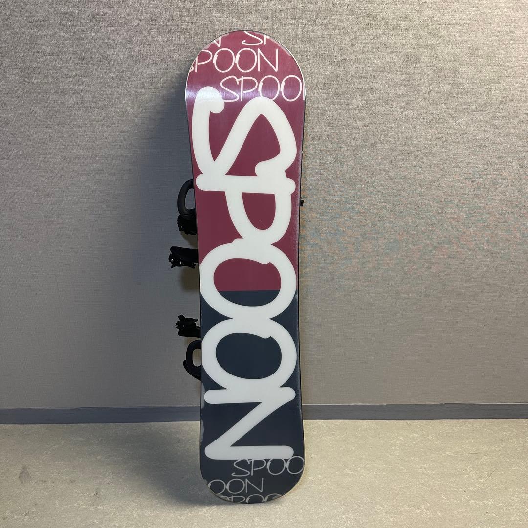 SPOON スノーボード バインディング ブーツ付き　中古 美品