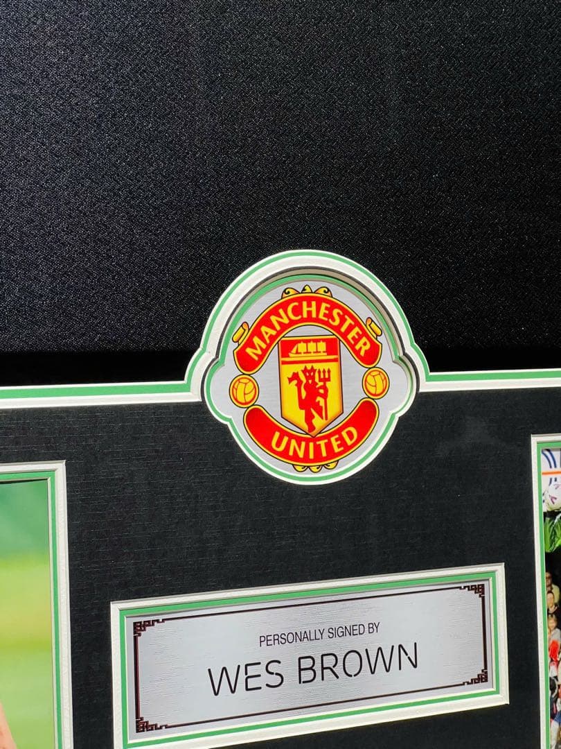 Wes Brown サイン入りシャツ フレーム付き