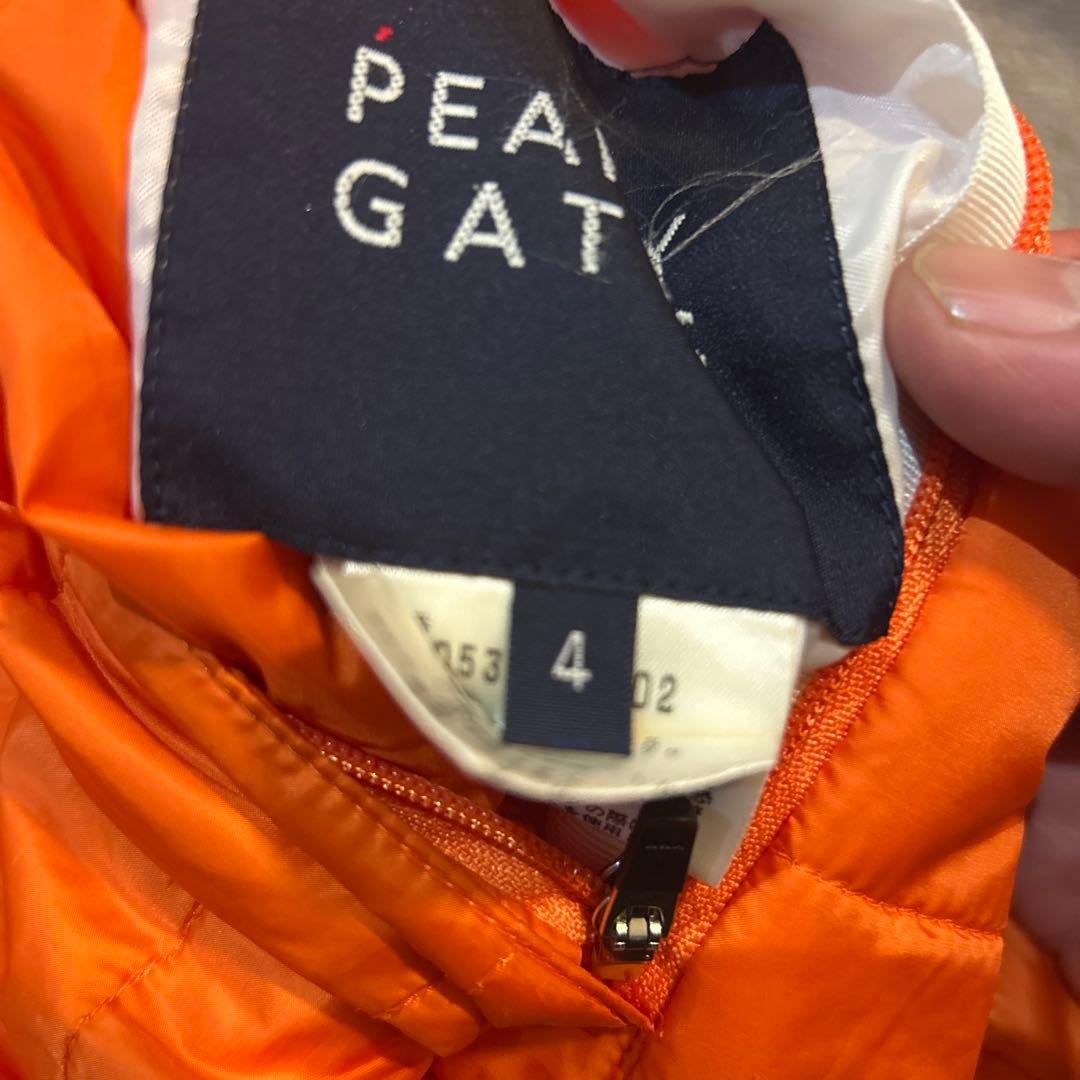 PEARLY GATES パーリーゲイツ　ゴルフ　ホワイト　オレンジ　4