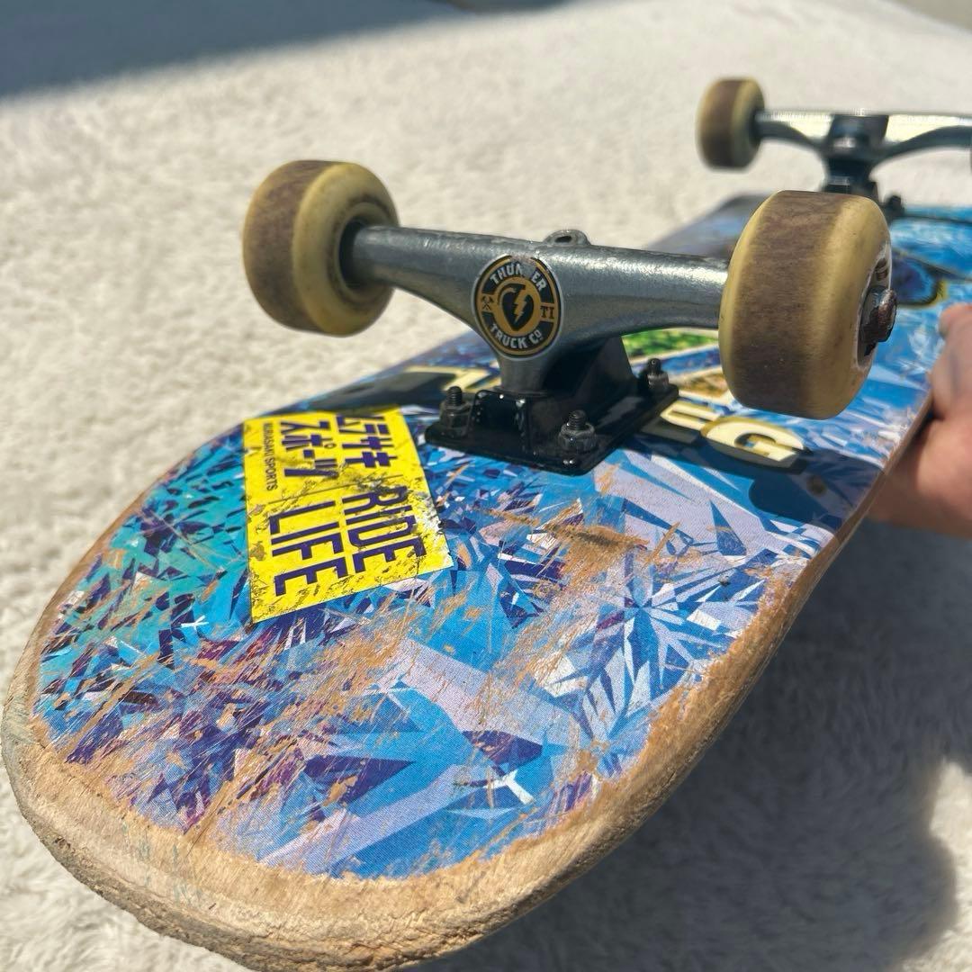 スケートボード コンプリート TUFLEG デッキ Thunder トラック