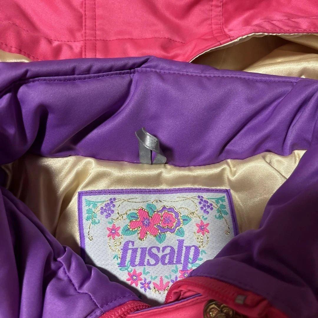 fusalp フード付きピンクスキーウェア　ヴィンテージ　美品