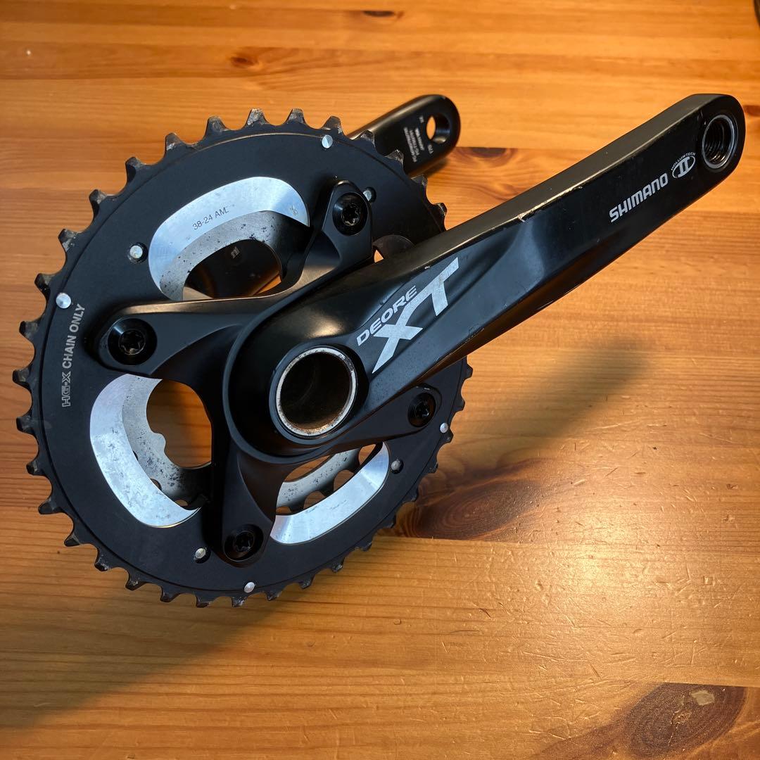SHIMANO DEORE XT クランクセット 11速 ブラック