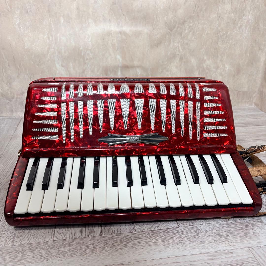 美品 YAMAHA アコーディオン YA-21 32鍵盤 21ベース ケース付