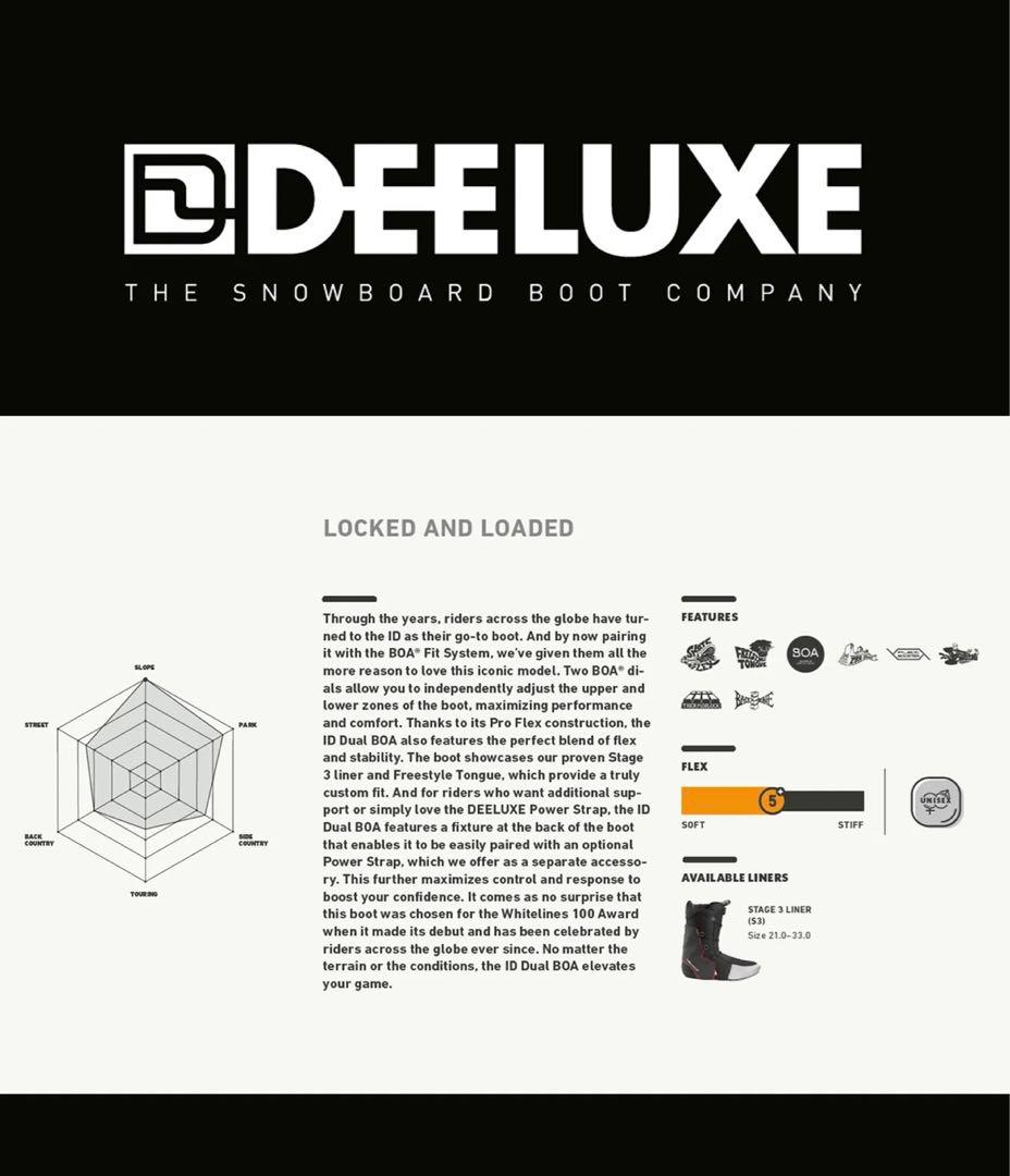 deeluxe ID DUAL BOA 23.5新品