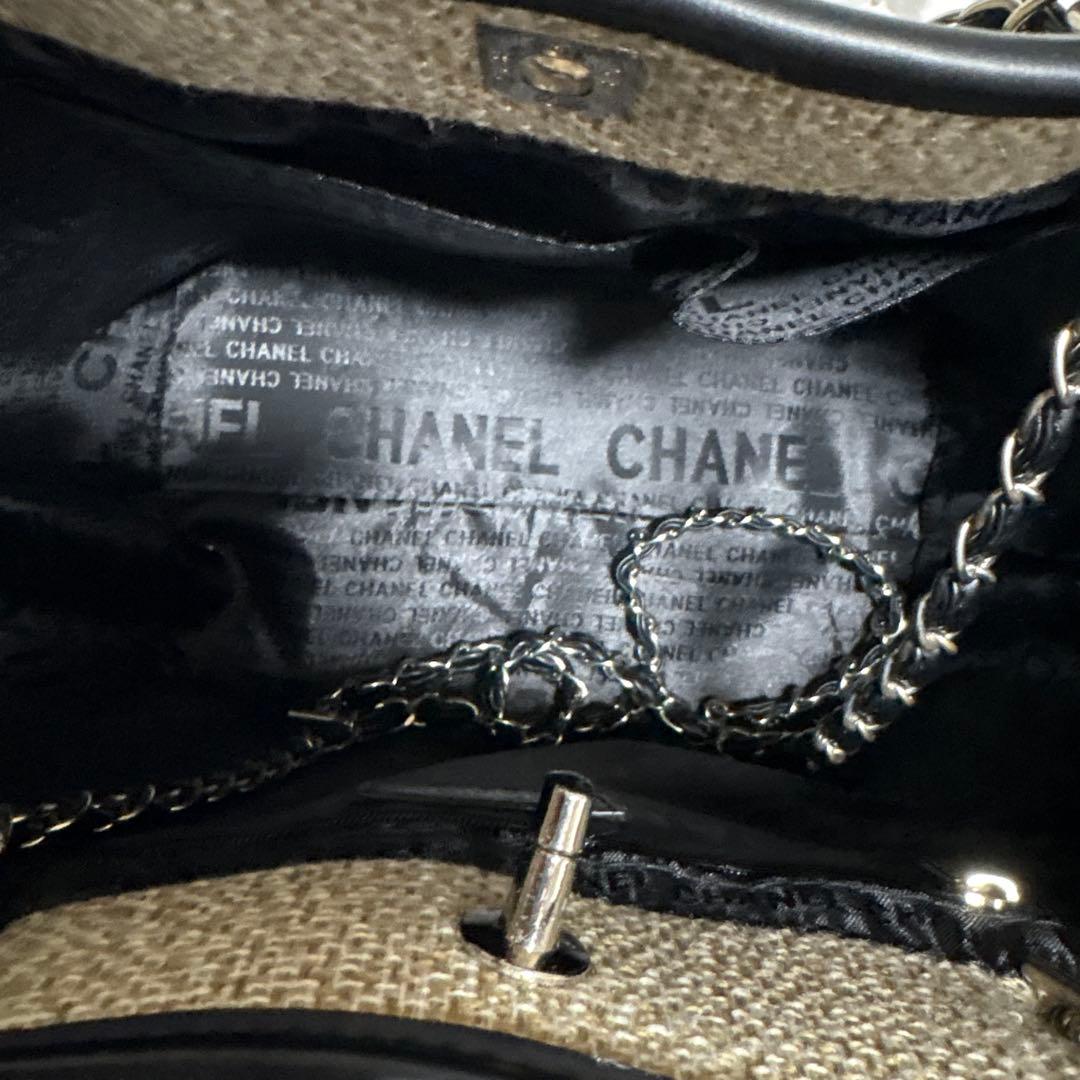 used CHANELシャネル ノベルティ ショルダー トート バッグ ベージュ