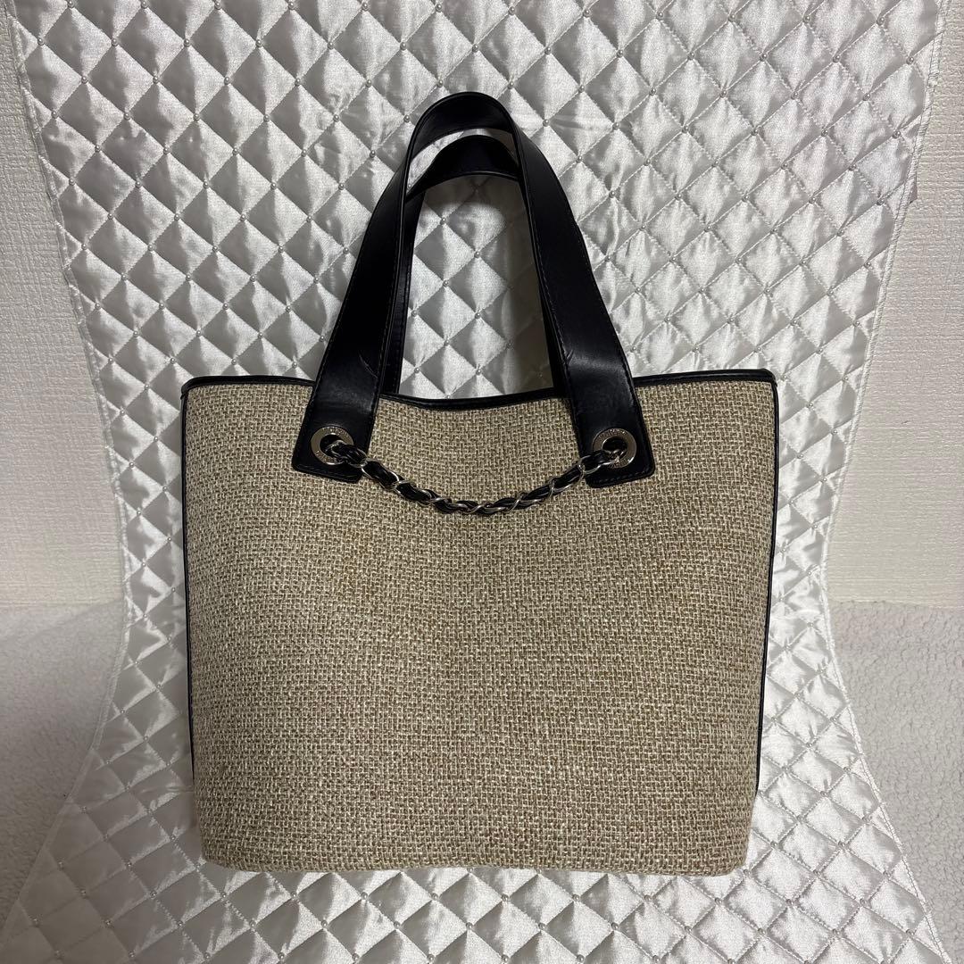 used CHANELシャネル ノベルティ ショルダー トート バッグ ベージュ