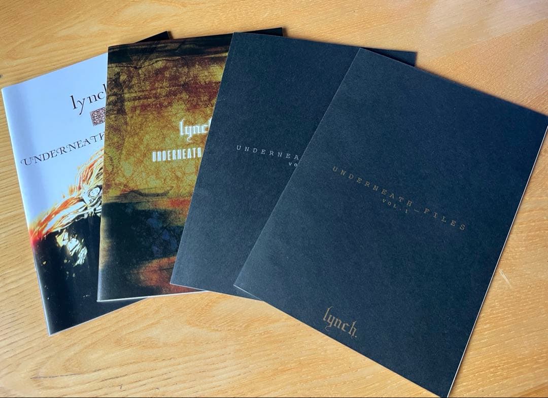 lynch. / 会報 UNDERNEATH_FILES Vol.1〜4 セット