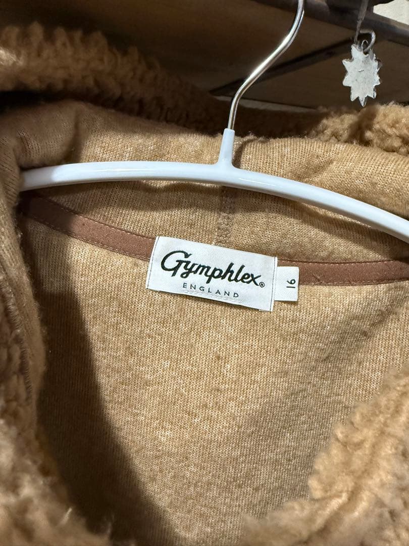 Gymphlex ジムフレックス ボアベスト キャメル ブラウン
