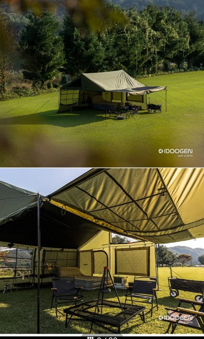 IDOOGEN タープテント +　別売専用インナーテント