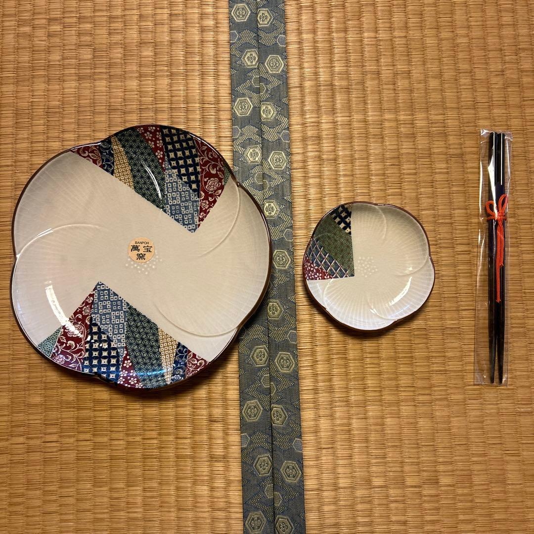 和風皿セットと箸