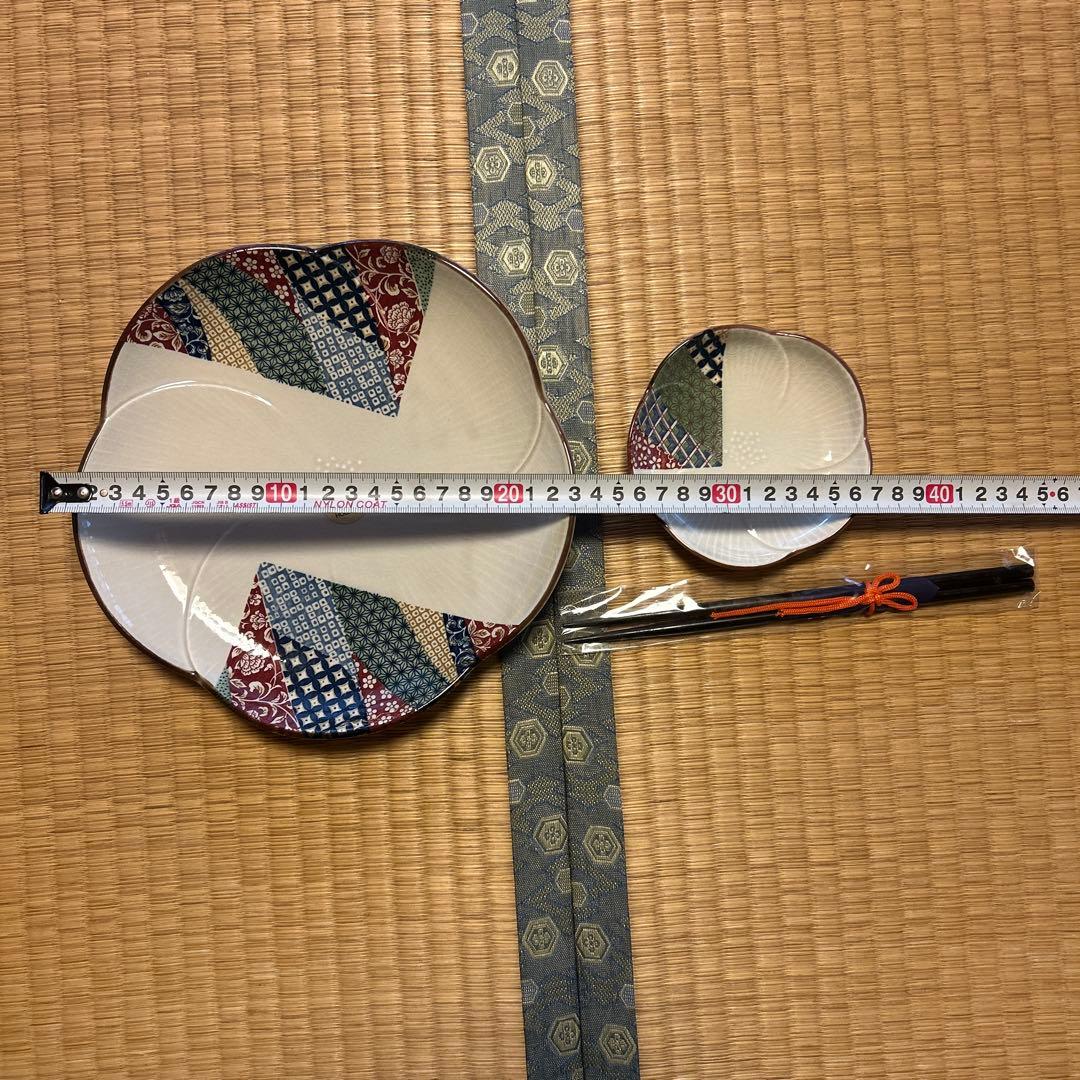 和風皿セットと箸