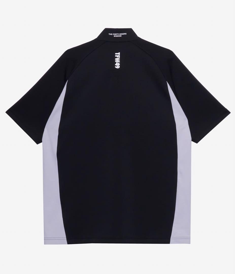 TFW49 HALF ZIP S/S MOCK NECK サイズL